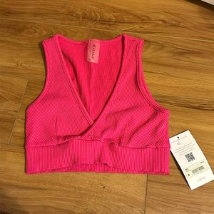 NEW As Revival Motion Tank Pink Size Small NWT